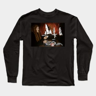 The Ghost of Guston as a New York DJ Long Sleeve T-Shirt